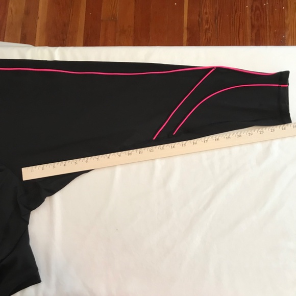 IDEOLOGY Leggings Athletic Compression High Rise 7/8 Black Women’s Plus Size 3X - Picture 12 of 16